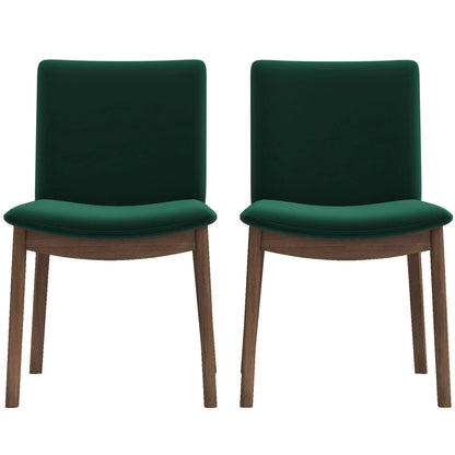Mid Century Modern Solid Wood Dining Chair Set
