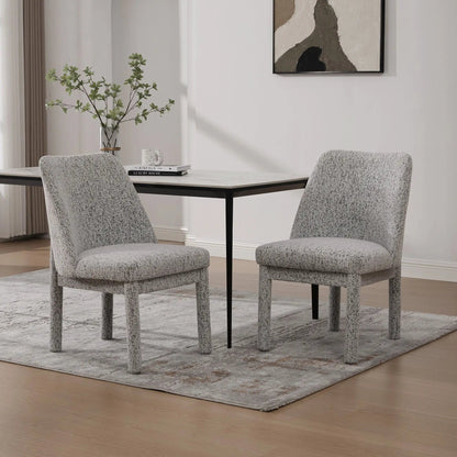 Wide Minimalist Dining Chair for Modern Homes