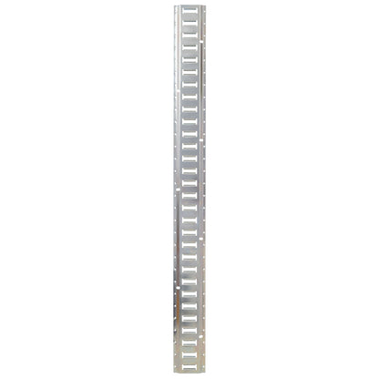 Universal E-track tie-down rail kit by HouseOfZazla, galvanized steel vertical rail with slots on Tampa Home & Garden Store