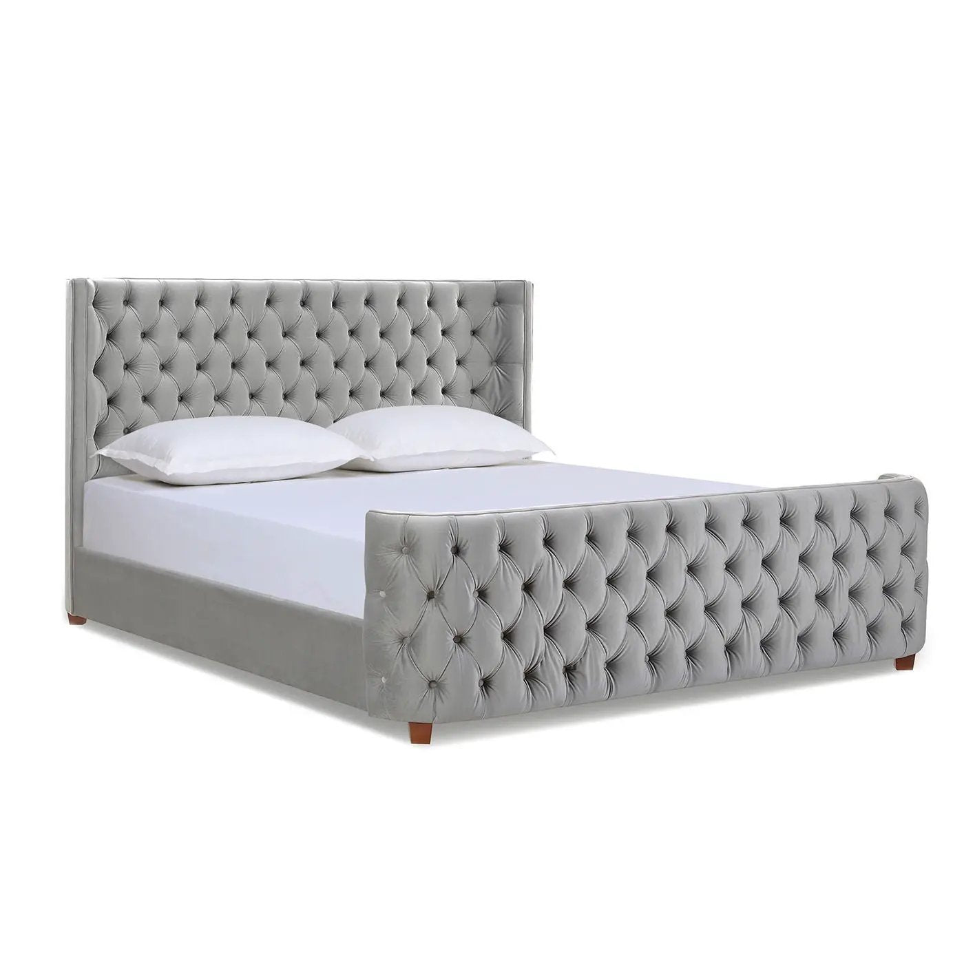 Brooklyn Tufted Bed Headboard and Footboard Set
