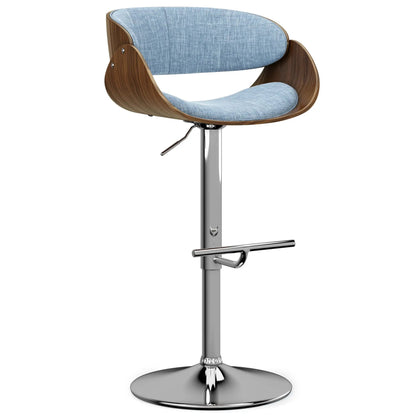 Mid Century Modern Adjustable Swivel Bar Stool