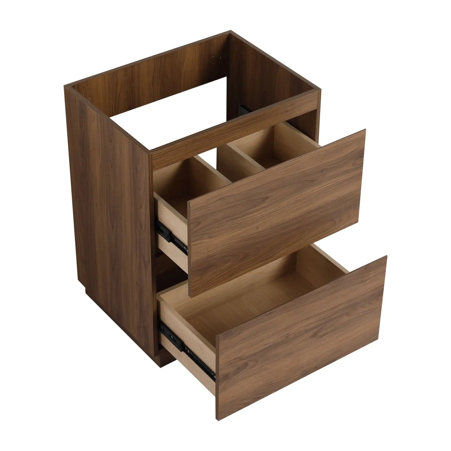 Modern Freestanding Vanity with Double Drawer