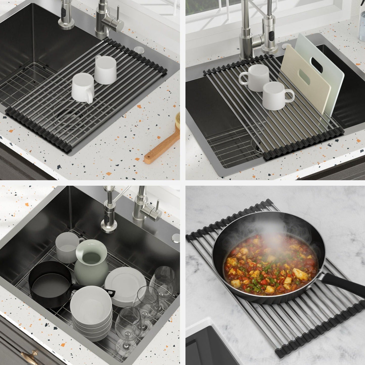 Topmount Sink 16 Gauge and Single Bowl Steel
