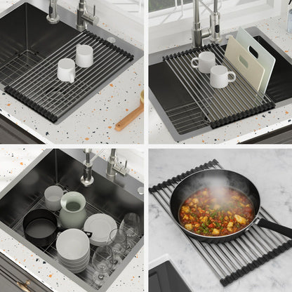 Topmount Sink 16 Gauge and Single Bowl Steel
