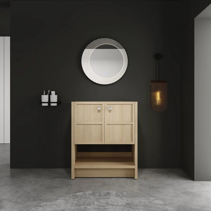 Freestanding Bathroom Vanity with Closing Doors