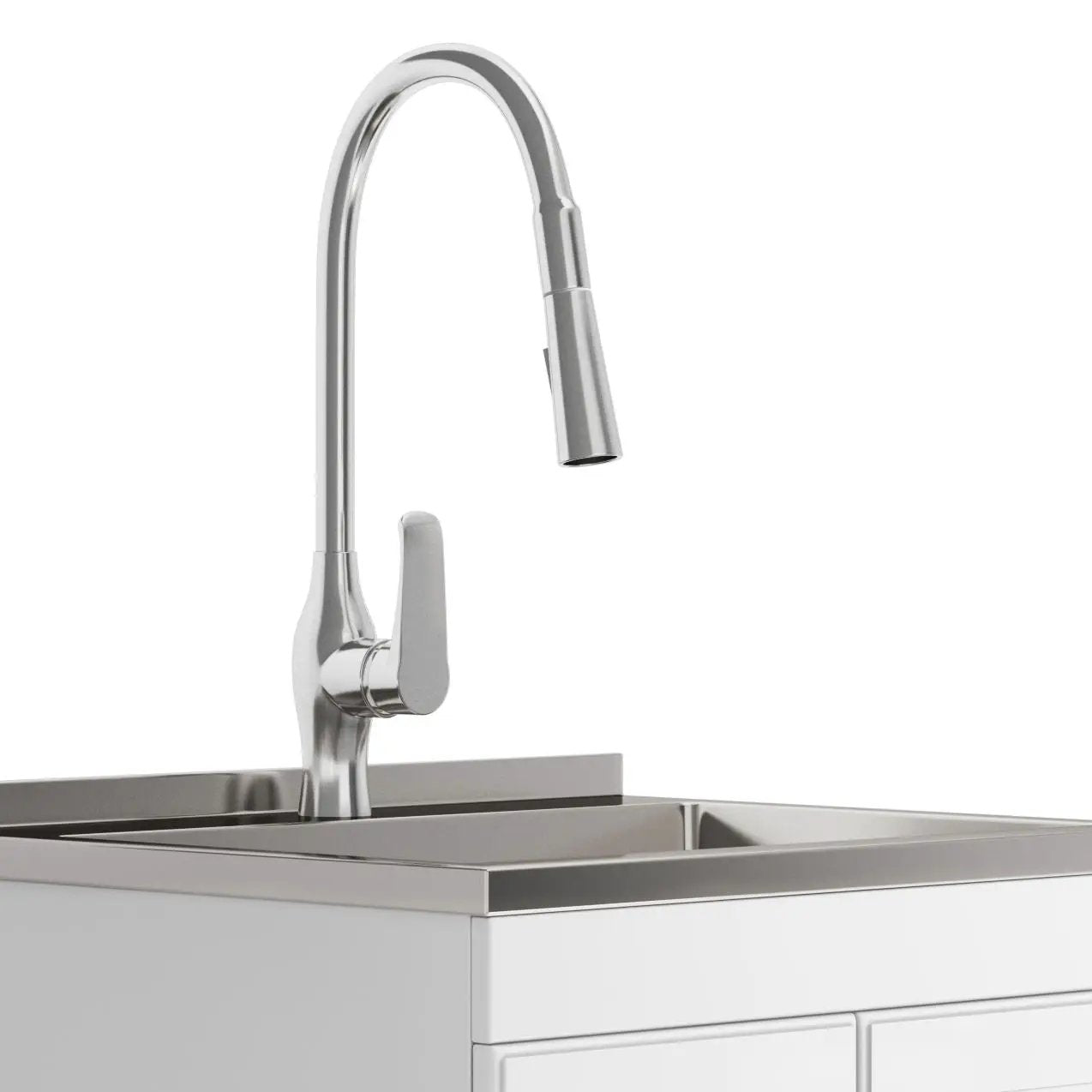 Lawrence Laundry Cabinet with Faucet and Sink
