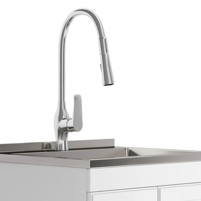 Lawrence Laundry Cabinet with Faucet and Sink