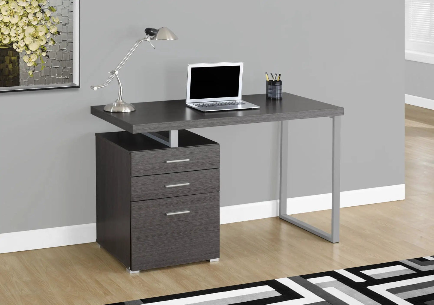 Computer Desk Left Right Setup Storage Drawers