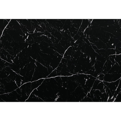 Faux marble bar table top in black with white veins on Tampa Home & Garden Store