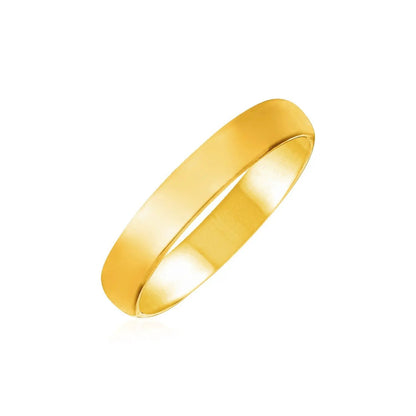 14k Yellow Gold 4mm Comfort Fit Wedding Band polished by Bids.com on Tampa Home & Garden Store