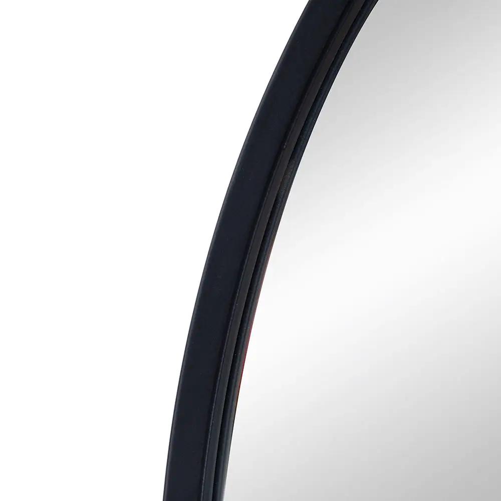 Celine Arch Body Mirror by Unique Piece Furniture black metal frame close-up edge on Tampa Home & Garden Store