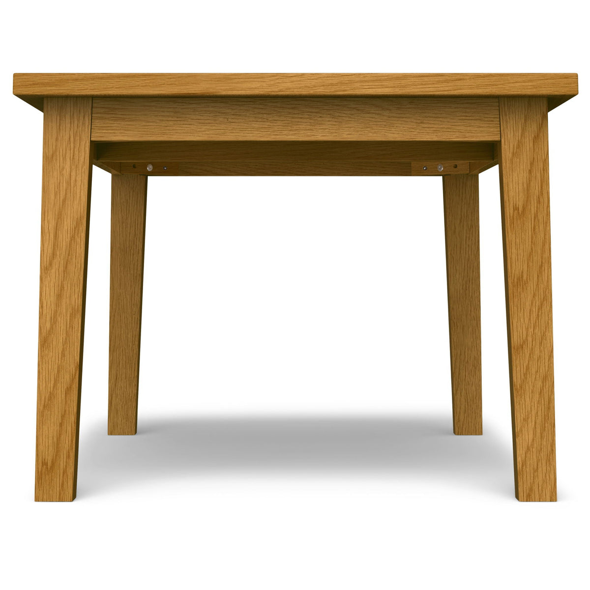 Rubberwood dining table with lacquer finish in natural wood tone by HouseOfZazla on Tampa Home & Garden Store