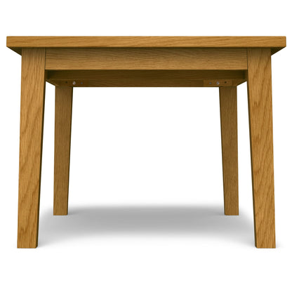 Rubberwood dining table with lacquer finish in natural wood tone by HouseOfZazla on Tampa Home & Garden Store
