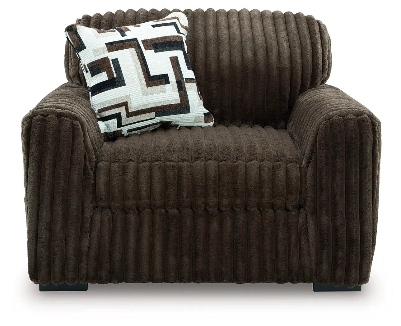 Midnight Madness Jumbo Corduroy Chair and a Half