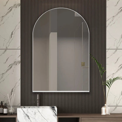 Arched Recessed Medicine Cabinet with Mirror