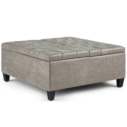 Harrison Upholstered Coffee Table Storage Ottoman