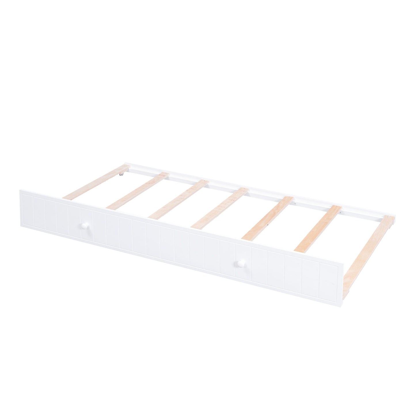 Daybed frame with storage drawers and slat base in white by HouseOfZazla on Tampa Home & Garden Store