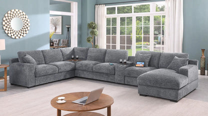 Celine Fabric Corner Sectional Sofa Right Chaise
