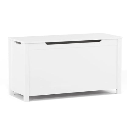 Toy Box Storage With Safety Hinged Lid For Kids