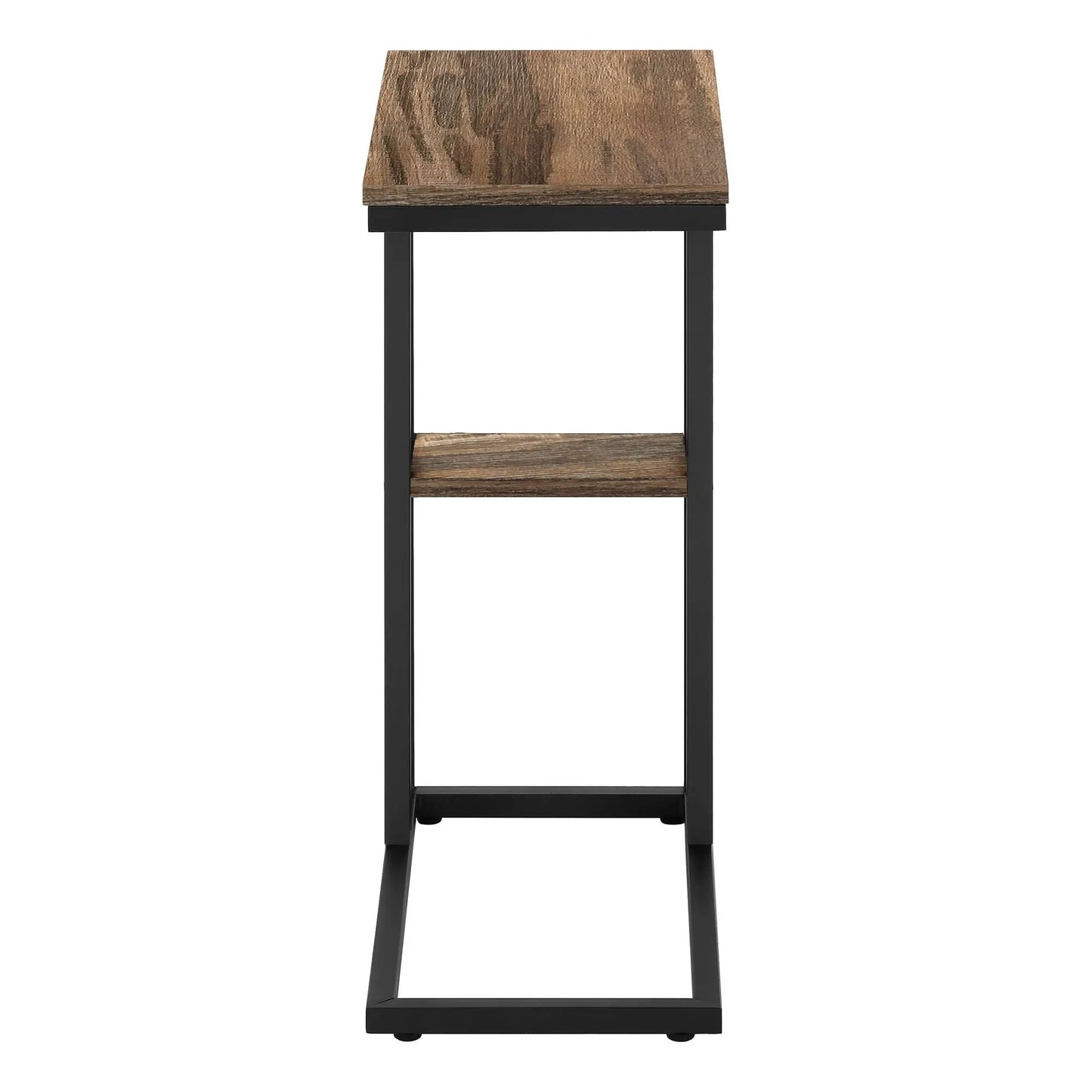 C Shaped Accent Table with Contemporary Design