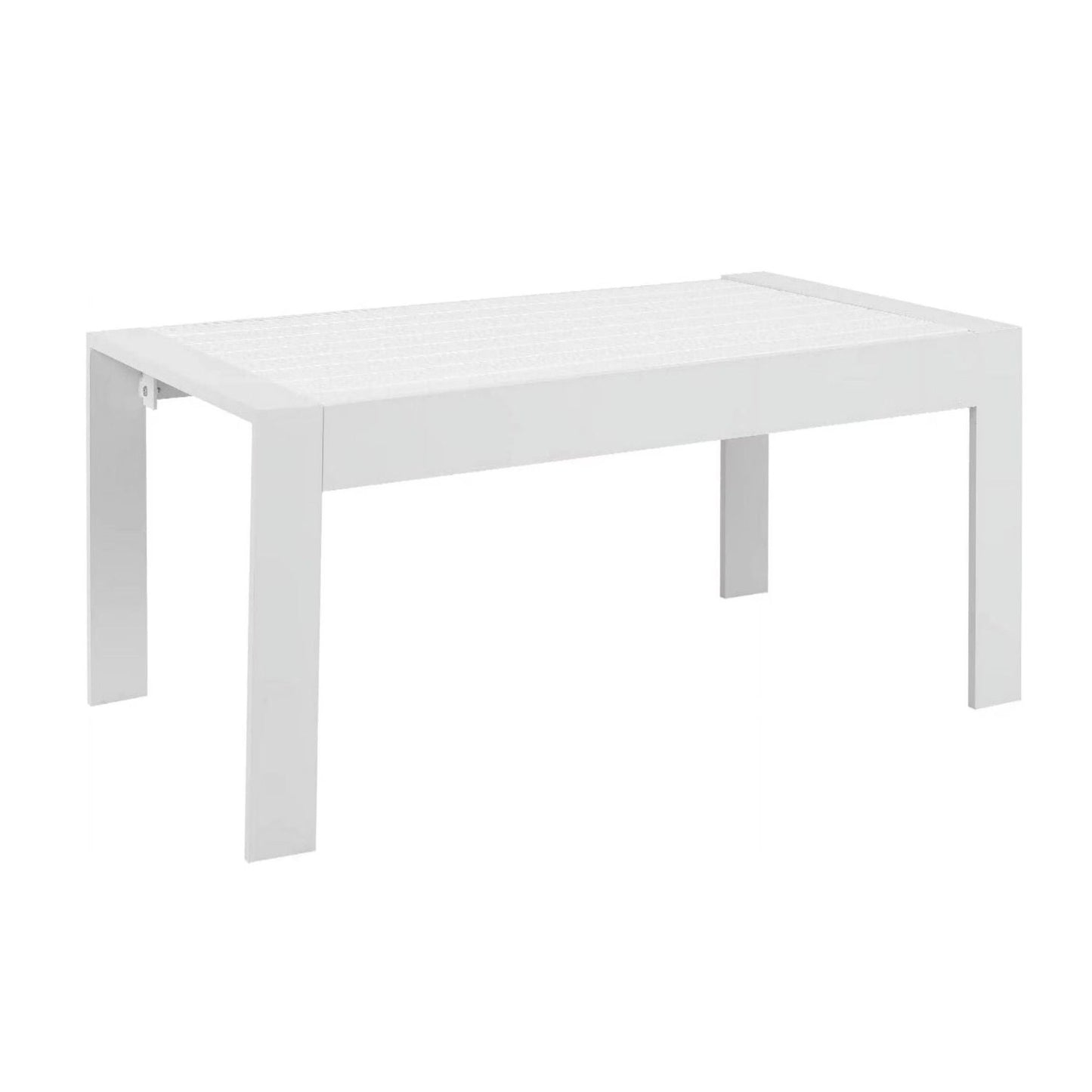 Modern Outdoor Coffee Table with Aluminum Frame