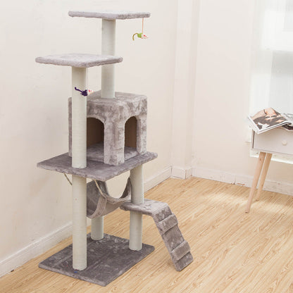 Pet Supplies Cat Toys Climbing Frame cat tree with cave and ramp on Tampa Home & Garden Store