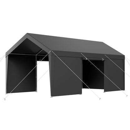 Heavy Duty 12X20 Feet Carport and Sidewalls