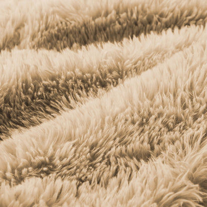 Aviana armless sofa plush fabric in light khaki close-up texture on Tampa Home & Garden Store