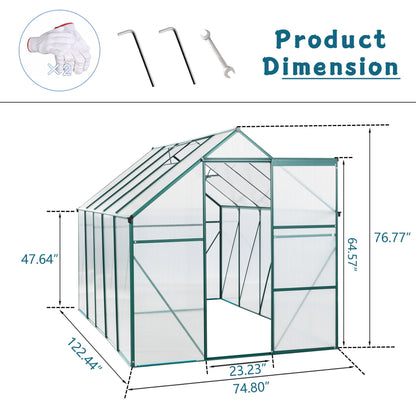 Outdoor Polycarbonate House and Raised Metal Base