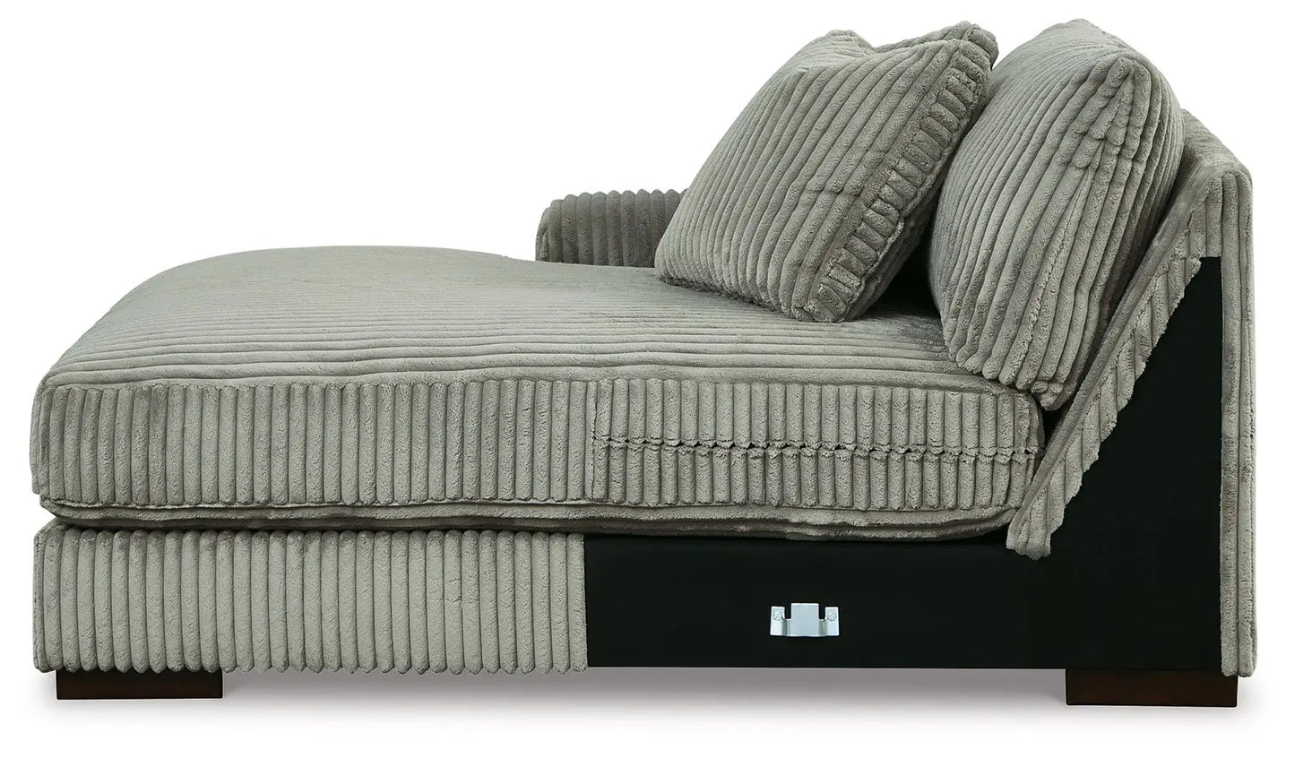 Lindyn Sectional Sofa with Cord Upholstery