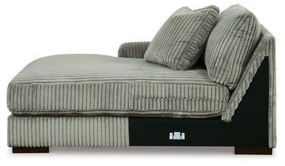 Lindyn Sectional Sofa with Cord Upholstery
