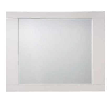 Naima II High Gloss Wall Mirror White Frame