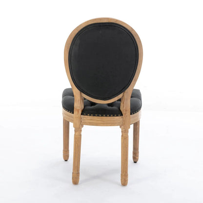French Style Solid Wood Dining Chair Nailhead