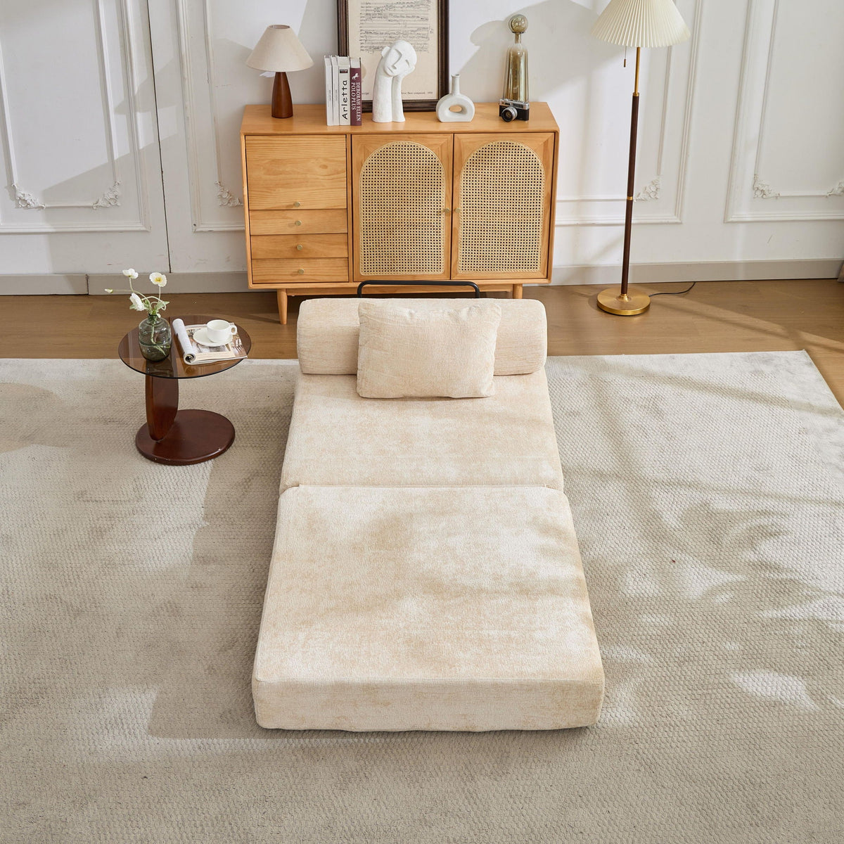 Convertible Floor Sofa Bed and Living Room