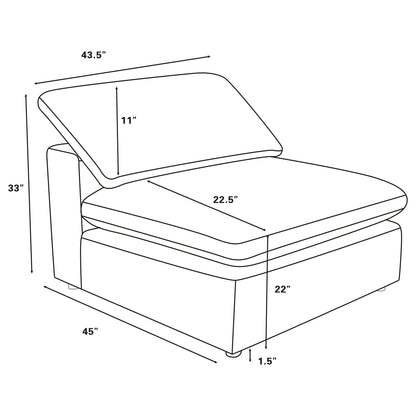 Segoura modular sectional with ottoman, 2-piece living room set HouseOfZazla; schematic on Tampa Home & Garden Store