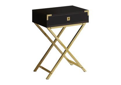 Accent Side Table with Storage Drawer Modern