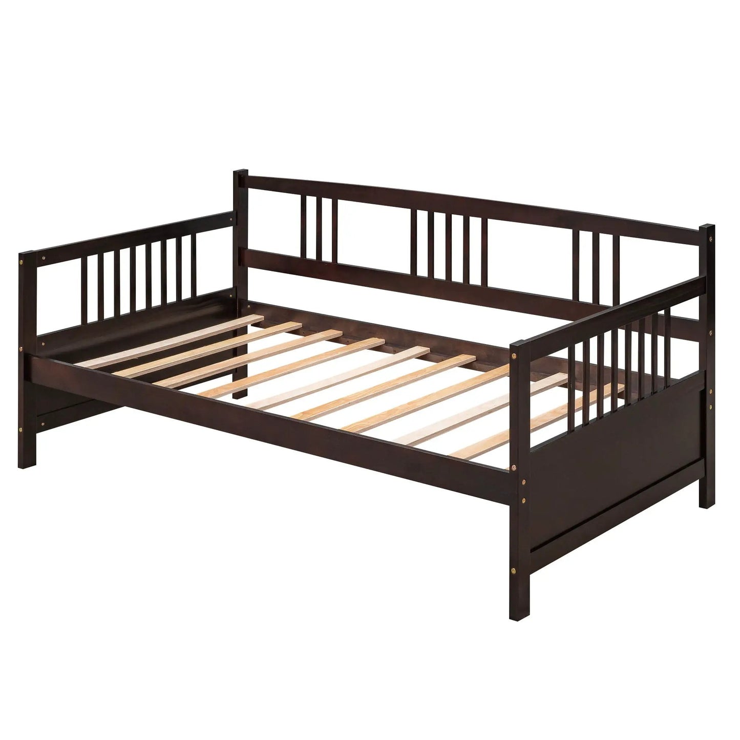 Multifunctional Modern Daybed storage frame in dark espresso wood by Unique Piece Furniture on Tampa Home & Garden Store