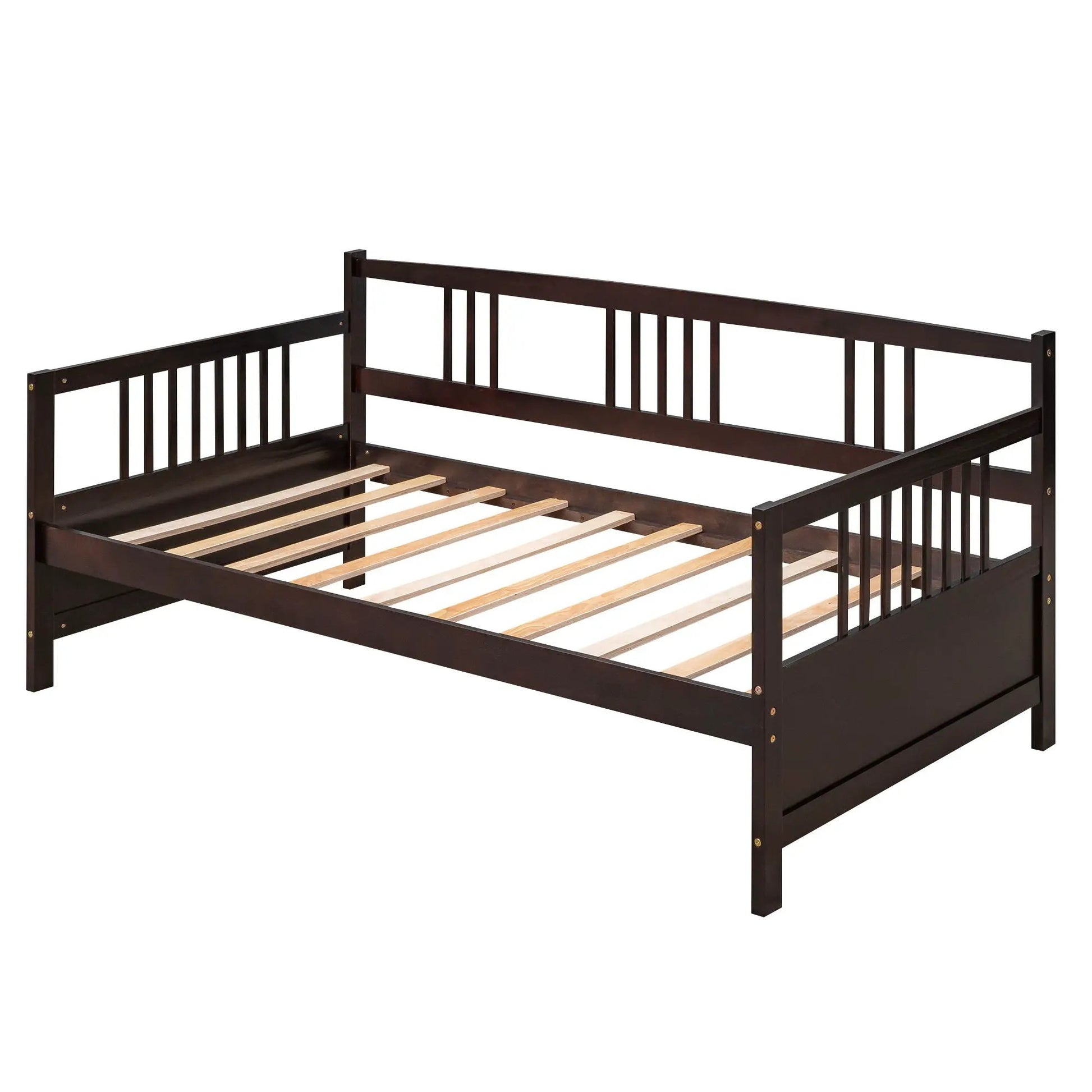 Multifunctional Modern Daybed storage frame in dark espresso wood by Unique Piece Furniture on Tampa Home & Garden Store