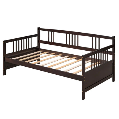 Multifunctional Modern Daybed storage frame in dark espresso wood by Unique Piece Furniture on Tampa Home & Garden Store