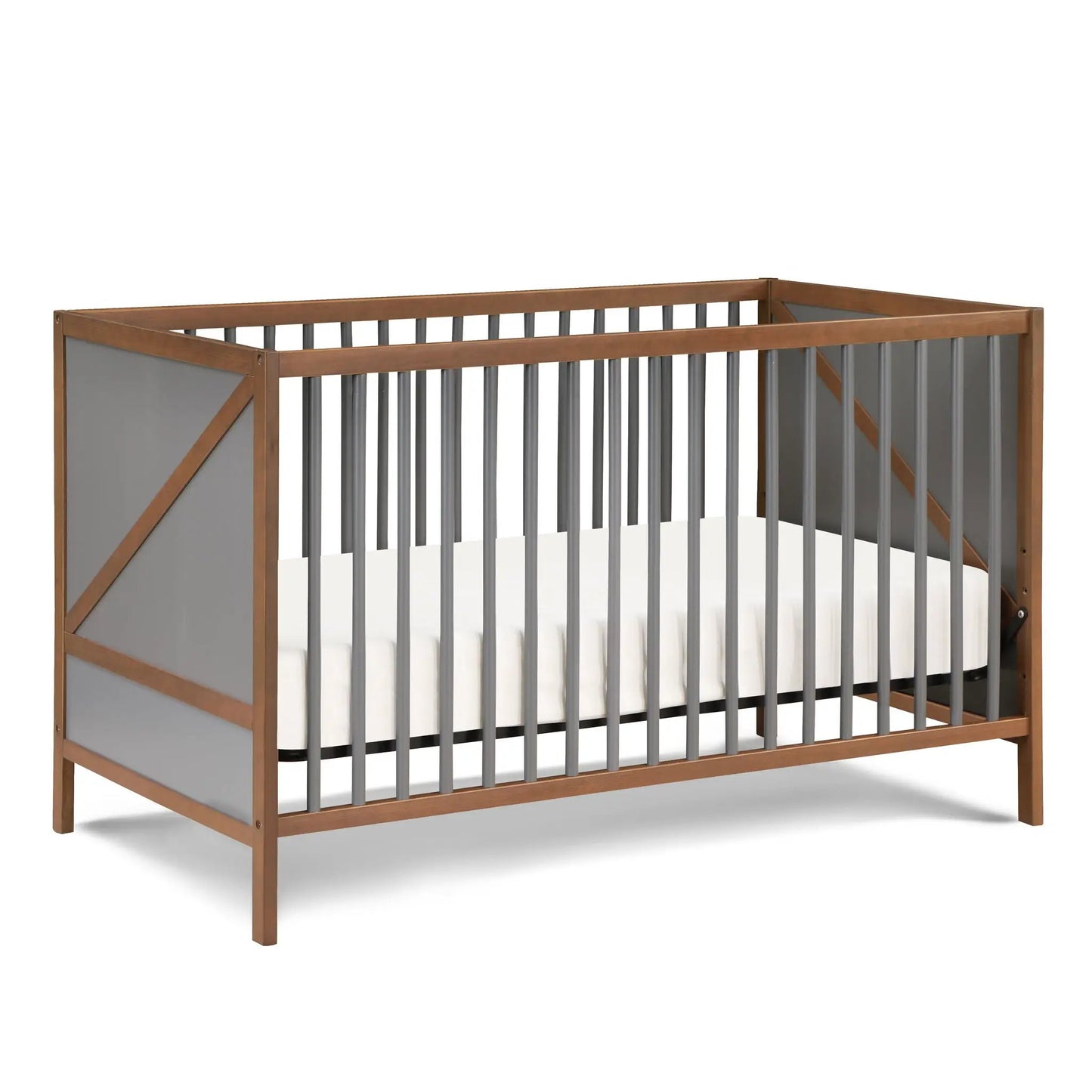 Pixie Zen 3 in 1 Crib Walnut with Z Design