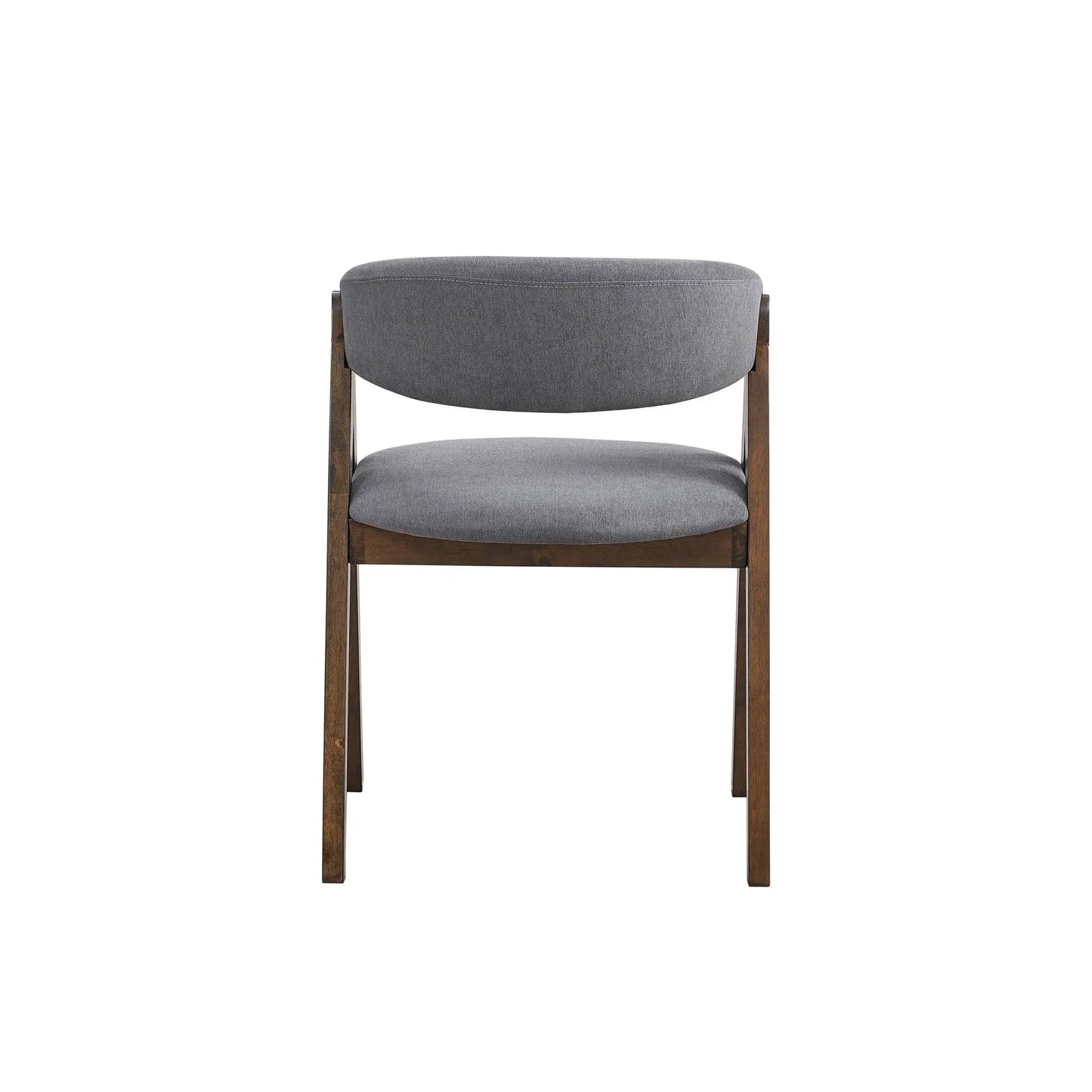 Keiki Side Chair Set of 2 in Gray Fabric