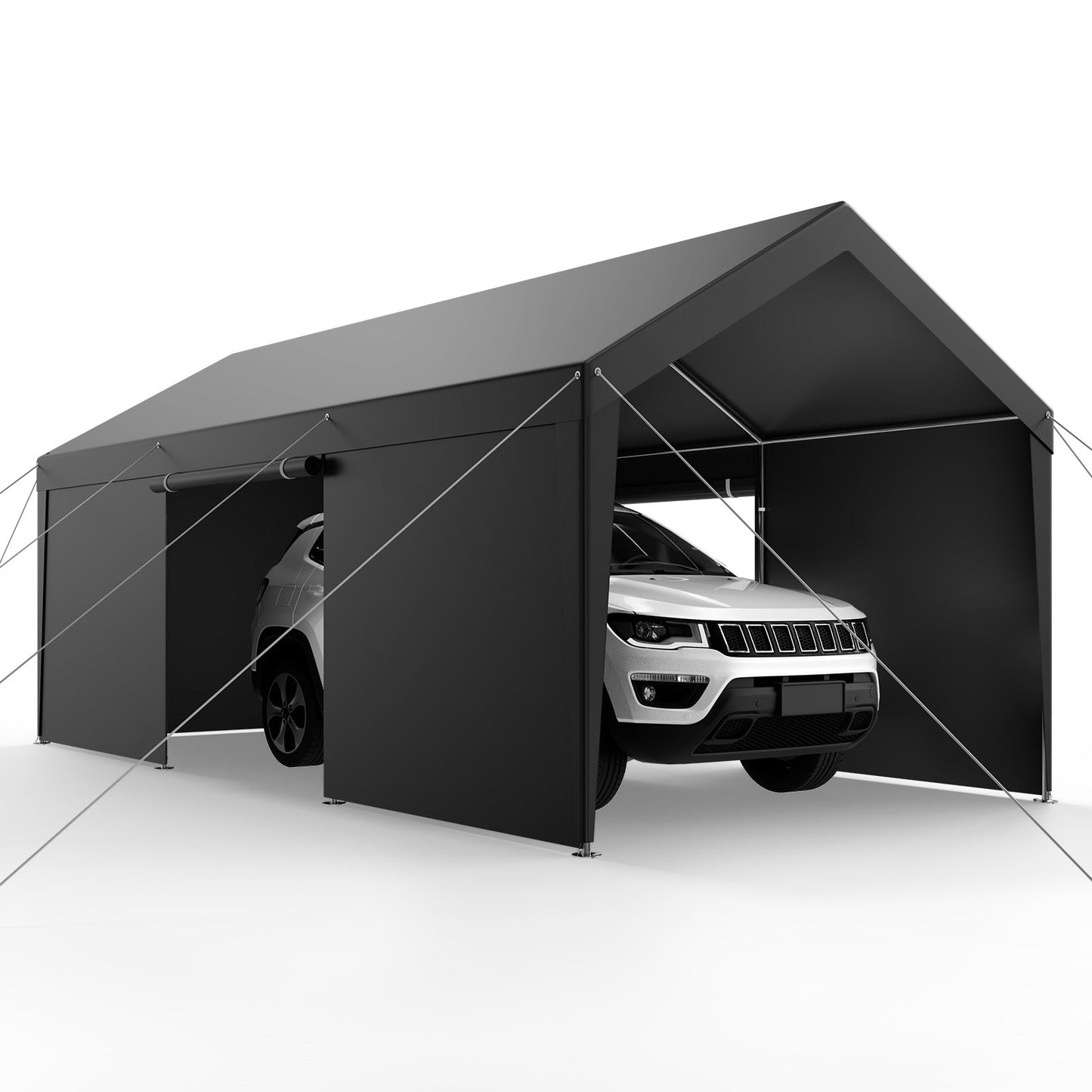 Heavy Duty 12X20 Feet Carport and Sidewalls