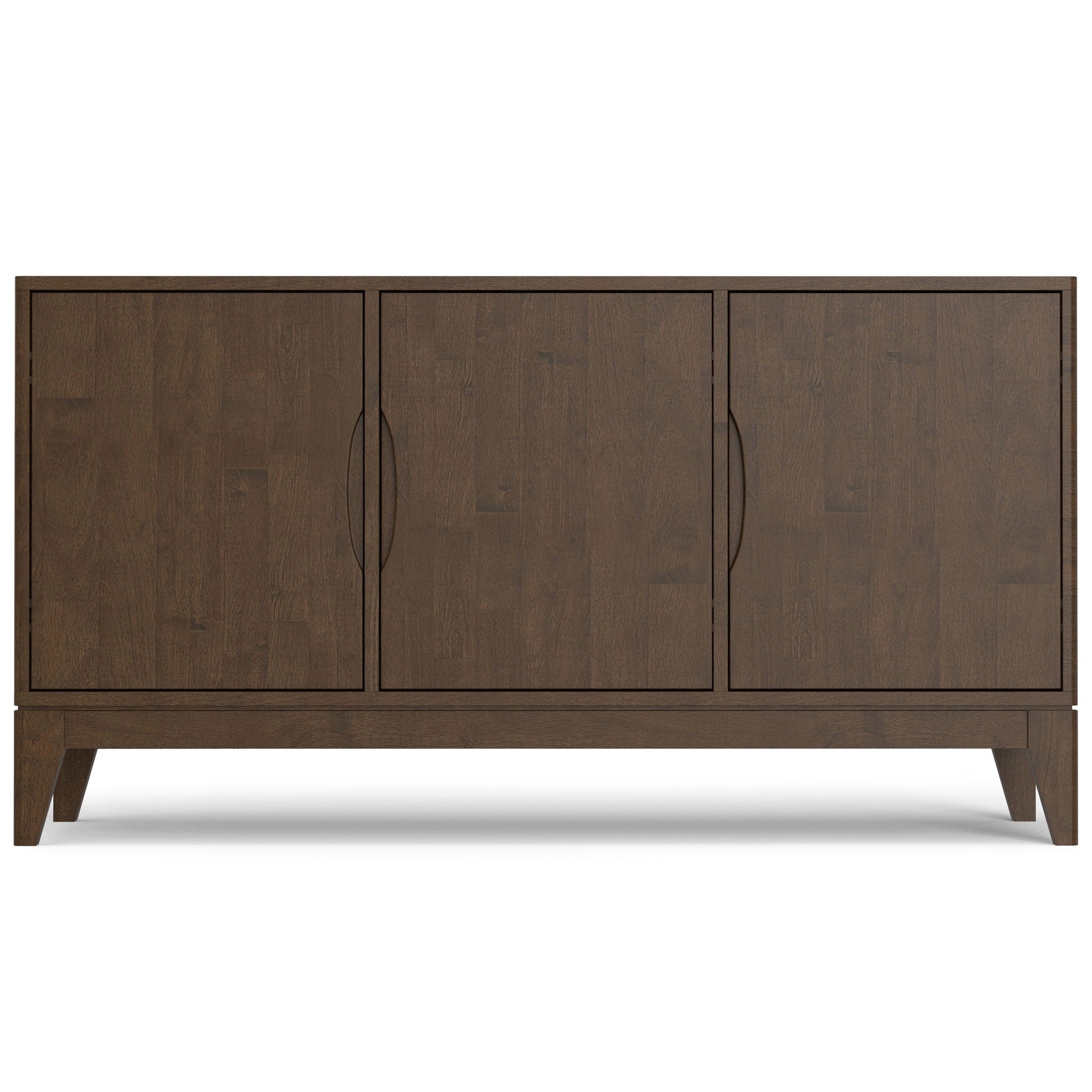 Harper 3-door sideboard buffet in walnut brown wood, HouseOfZazla on Tampa Home & Garden Store