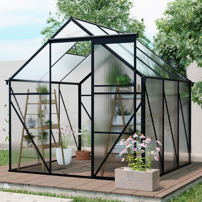 Outdoor Polycarbonate House and Raised Metal Base