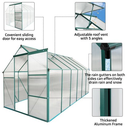 Outdoor Polycarbonate House and Raised Metal Base