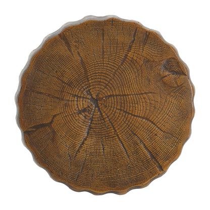 Rustic Tree Stump Outdoor and Indoor Table