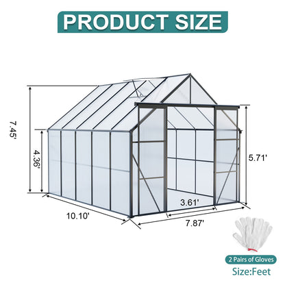 Heavy Duty Double Door Polycarb House and Pegs