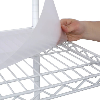 7-Tier Metal Shelf with Wheels, Heavy Duty
