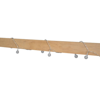 House Bed With Window And Fence wooden bed beam with hanging string lights on Tampa Home & Garden Store