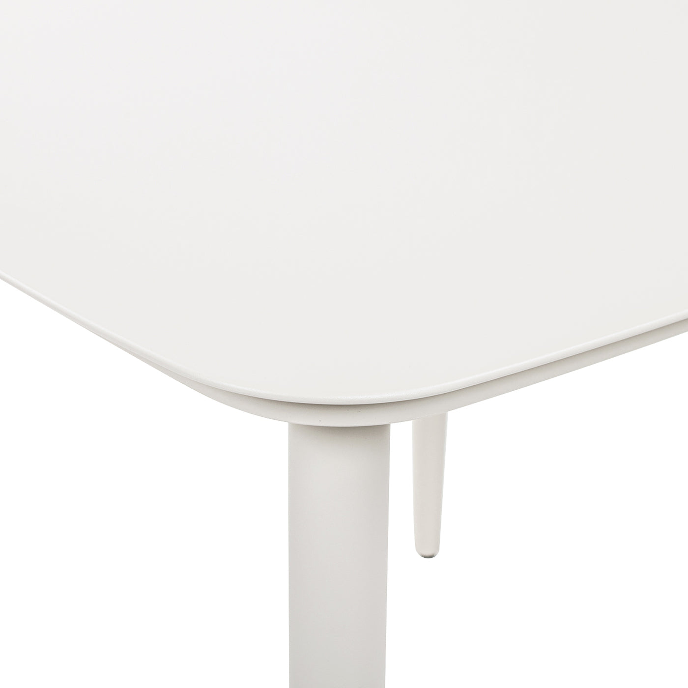 Santorini Outdoor Patio Table and a Solid Metal Base